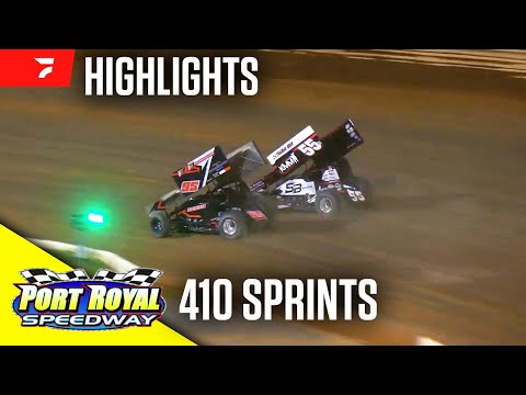 Open Wheel Madness | 410 Sprints at Port Royal Speedway 6/21/25 | Highlights - dirt track racing video image