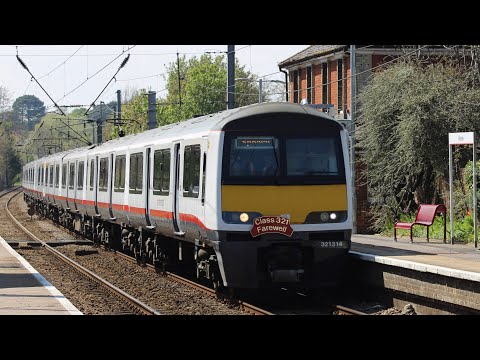 Class 321 farewell tour at Mistley and Ipswich 29/4/23