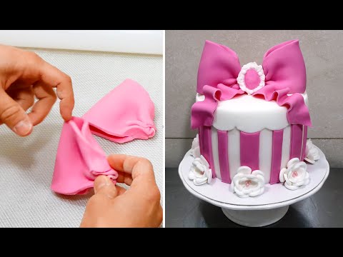 Pink Gift Box Cake - Birthday Cake Ideas by CakesStepbyStep - UCjA7GKp_yxbtw896DCpLHmQ