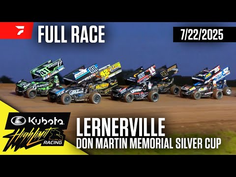 FULL RACE: Kubota High Limit Racing at Lernerville Speedway 7/22/2025 - dirt track racing video image