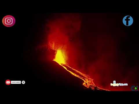 Vuelve  la  Erupción del volcán en La Palma con mas Intensidad