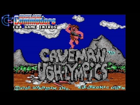 C64 Game Intro: Caveman Ugh-lympics (Dynamix/Electronic Arts, 1988)