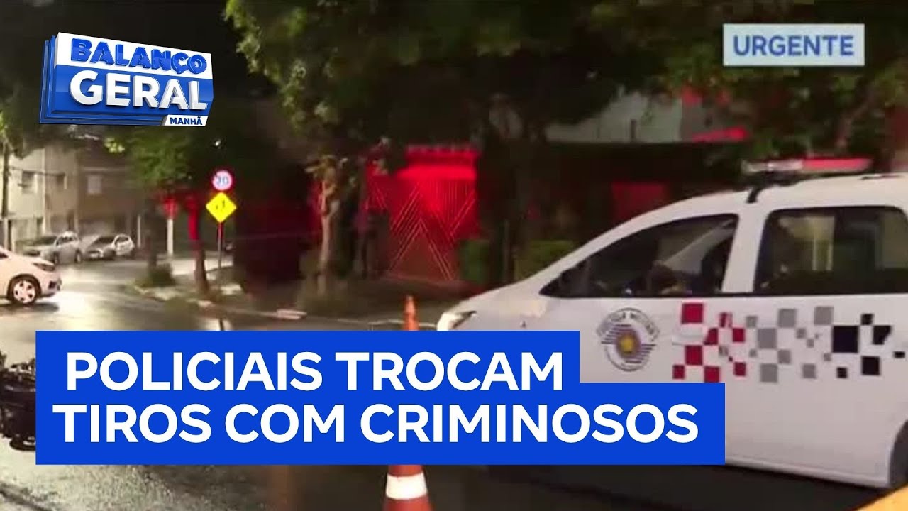 Policiais trocam tiros com criminosos após arrastão no Tatuapé zona leste de SP  TV Online Policiais trocam tiros com criminosos após arrastão no Tatuapé zona leste de SP