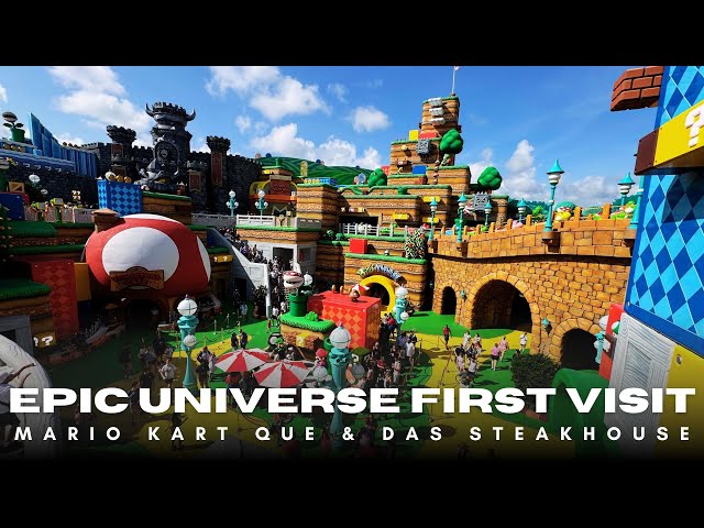 Our First Time at Universal’s Epic Universe!

Come along as we explore Universal Orlando’s brand-new theme park, Epic Universe, and experience its most exciting lands and attractions on opening year.

Super Mario Kart Ride Queue – Step inside Super Nintendo World Orlando and see the entire queue for the Mario Kart ride. From incredible theming to interactive details, this walkthrough puts you right inside the world of Mario and friends.

Das Steakhouse Dining Review – In the spooky Dark Universe, we sit down at Das Steakhouse for a full dining experience. We’ll share the atmosphere, menu highlights, and our honest food review.

How to Train Your Dragon Land – Fly into How to Train Your Dragon – Isle of Berk for our first look at this beautifully themed land, featuring rides, attractions, and Viking-style details straight from the movies.

If you’re planning your first trip to Epic Universe Orlando, curious about Super Nintendo World, excited for Dark Universe dining, or want to explore How to Train Your Dragon land, this video covers it all!

Make sure to LIKE, COMMENT, and SUBSCRIBE for more Epic Universe ride walkthroughs, food reviews, and Universal Orlando travel vlogs.

Subscribe to the Cruising Addicts channel for more cruise and travel content:
https://www.youtube.com/@CruisingAddicts?sub_confirmation=1

Timestamps
00:00 Intro 
00:54 Epic Universe First Visit Intro
01:43 Epic Universe Park Entrance
02:03 Celestial Park at Epic Universe
02:43 Super Nintendo World at Epic Universe
04:27 Mario Kart Bowser's Challenge Ride Que
14:14 Constellation Carousel at Celestial Park
15:06 Dark Universe Entrance
16:28 Das Steakhouse Review at Dark Universe
18:35 Dark Universe at Epic Universe
18:50 How to Train Your Dragon - Isle of Berk Entrance
19:34 Hiccup's Wing Gliders at How to Train Your Dragon - Isle of Berk
20:37 Viking Training Camp at How to Train Your Dragon - Isle of Berk
22:14 Shopping at How to Train Your Dragon - Isle of Berk
22:52 Outro

The top Orlando, Florida attractions, shows and tickets:
https://www.cruisetripplanner.com/go/orlando

Visit Cruising Addicts.com for more cruise and theme park content: http://www.cruisingaddicts.com/

Book your next cruise or theme park visit with Cruise Trip Planner: http://www.cruisetripplanner.com

For great cruise shore excursion ideas, visit Viator:
https://www.cruisetripplanner.com/go/main-link

Shore Excursions Group has the best shore excursions offered by the cruise lines but at discounted prices:
http://www.cruisetripplanner.com/go/shore-excursions-group

Visit our merchandise store for Cruising Addicts apparel and merchandise:
https://www.cruisingaddicts.com/go/main-store-link

Be prepared for the unexpected, protect your vacation investment with Travel Insured:
https://www.cruisetripplanner.com/go/travel-insured

Need baby equipment during your vacation? Visit Babyquip today:
https://www.cruisetripplanner.com/go/baby-quip

Need a passport or visa? Visit American Passport and Visa International:
https://cruisetripplanner.apvi.com/

Check out our other social media pages:
https://www.facebook.com/cruisingaddicts/
https://twitter.com/cruisingadd
https://www.instagram.com/cruising_addicts/
https://www.pinterest.com/cruisingaddicts/
https://www.linkedin.com/in/john-mcguire-080096265/

#EpicUniverse #SuperNintendoWorld #MarioKartRide #DarkUniverse #DasSteakhouse #HowToTrainYourDragon #UniversalOrlando #SuperMarioKart #SuperMarioKartRide #SuperMarioKartRideQue #EpicUniverserReview #EpicUniverseOrlando #EpicUniverseExperience #EpicUniversePark #EpicUniverserFirstVisit #EpicUniverseVlog #Orlando #OrlandoAttractions #OrlandoParks #OrlandoThemeParks #DasSteakhouseReview #DasSteakhouseExperience #MarioKartRideQue #UniversalStudios #UniversalStudiosOrlando #UniversalNewPark #UniversalStudiosNewPark #EpicUniverseThemePark #OrlandoFlorida