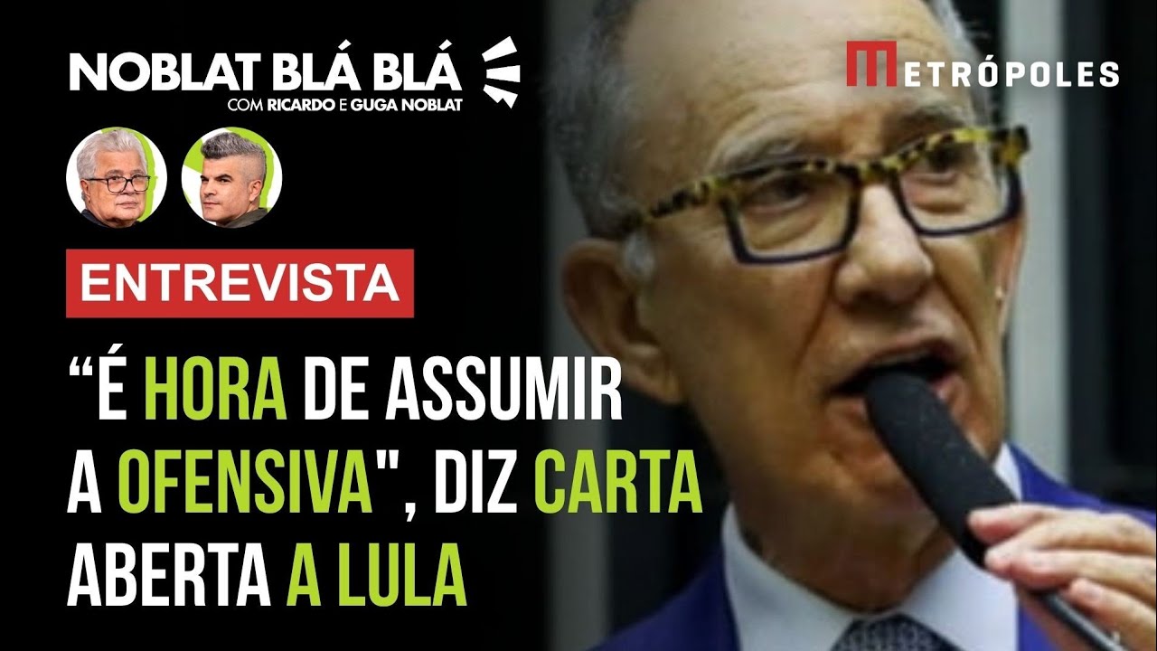 DEPUTADO RUI FALCÃO fala #aovivo sobre a carta divulgada com críticas à direita e ao Congresso