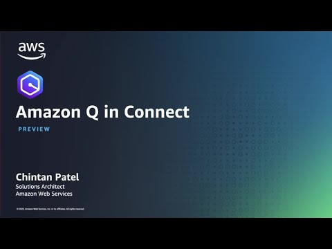 Boost Agent Productivity and Customer Satisfaction through Amazon Q for Connect