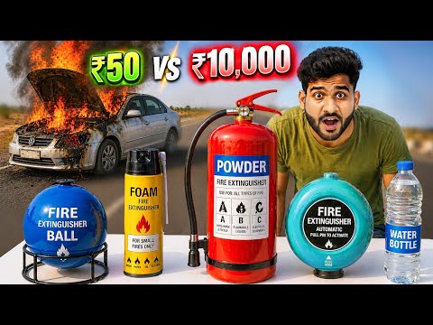 Don't use this Fire Extinguisher 😱 (Real Test)
