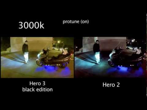 GoPro Hero 3 / 2 Low Light Comparison - Auto & 3k With Protune - GoPro Tip #59 - UCTs-d2DgyuJVRICivxe2Ktg