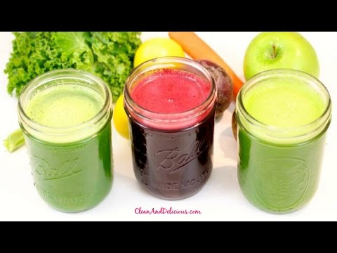 3 Tasty Green Juice Recipes - #CleanAndGreenWithDani - UCj0V0aG4LcdHmdPJ7aTtSCQ