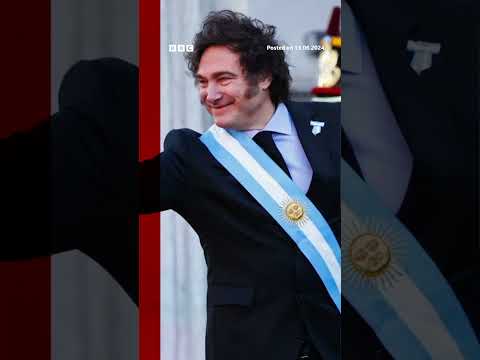 Argentina hit by protests over President Milei's economic reforms. #BuenosAires #BBCNews