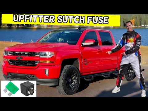 CHEVROLET SILVERADO UPFITTER SWITCH FUSE LOCATION REPLACEMENT 2014 2015 2016 2017 2018 2019