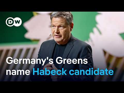 German Greens name Economy Minister Robert Habeck as their candidate for chancellor | DW News