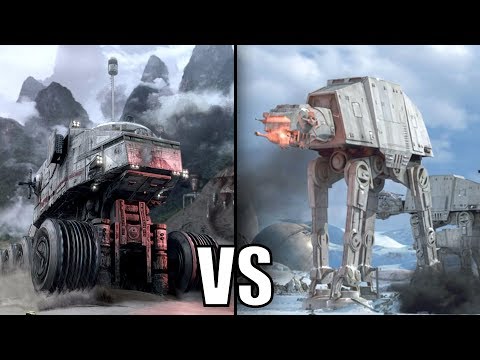 Republic Juggernaut vs Imperial AT-AT Walker - Star Wars Versus - UC6X0WHKm7Po3FlBepIEg5og