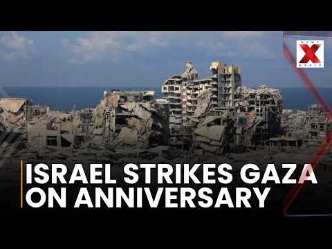 Israel Strikes Gaza As October 7 Anniversary Brings Fresh Deaths And Devastation | NewsX World