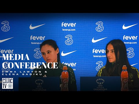 Celtic FC Women Media Conference | Emma Lawton & Elena Sadiku preview #UWCL at Chelsea (19/11/24)