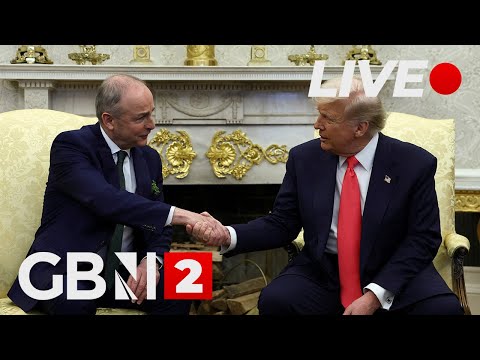 WATCH NOW: Trump and Taoiseach Micheal Martin of Ireland meet at White House