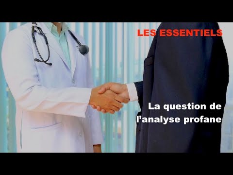 LA QUESTION DE L'ANALYSE PROFANE