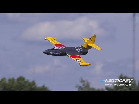 Freewing F9F Panther 64mm EDF Jet Flight Review | Motion RC - UCubk5oFcnH0G47QJsj22fKw