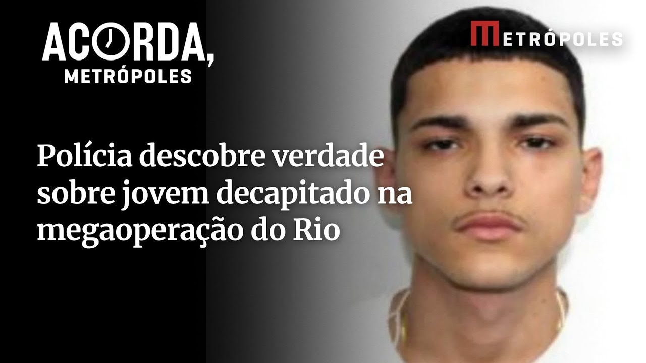 Saiba quem é o jovem que teve a cabeça arrancada durante megaoperação no RJ TV Online Saiba quem é o jovem que teve a cabeça arrancada durante megaoperação no RJ