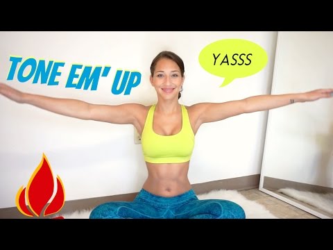 Arm Workout - Tone Your Arms, Back, and Shoulders! (BEGINNERS) - UCR117JPMLO3Y7J5mIblkBNg