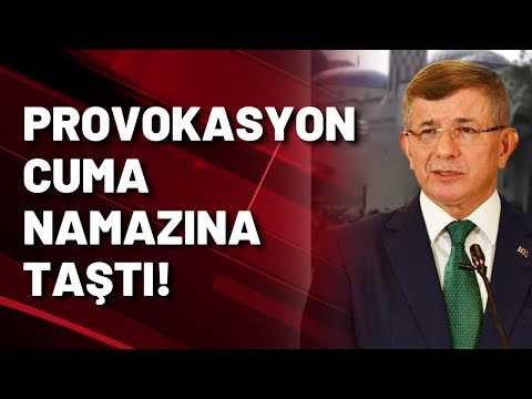 Davutoğlu’na cuma namazında provokasyon!