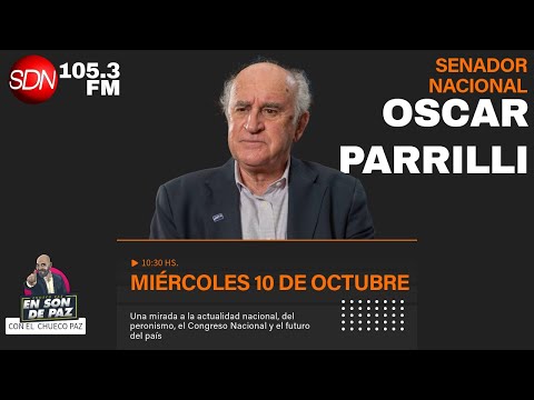 Oscar Parrilli – Senador nacional – Presidente del Instituto Patria – Con el Chueco Paz