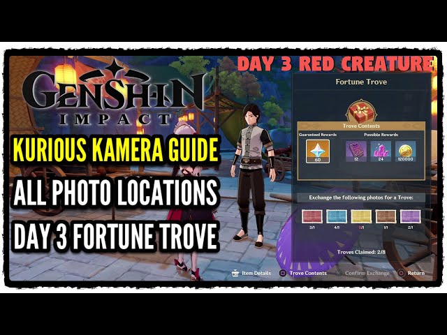 Genshin Impact Red Creature Locations: How to Get Red Creatures Photo With Kurious Kamera?