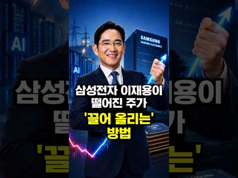 삼성전자 이재용이 떨어진 <strong>주가</strong> '끌어 올리는' <strong>방법</strong>