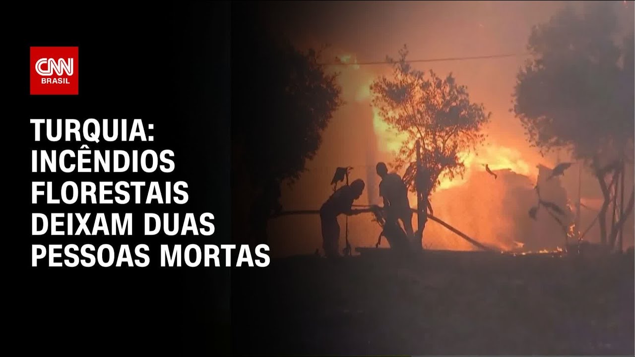 Incêndios florestais deixam duas pessoas mortas na Turquia | LIVE CNN