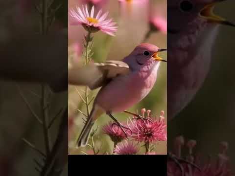 RED KENARI #birds #viral #nature #kicaumania #ai