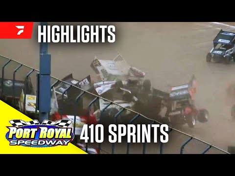 410 Sprints at Port Royal Speedway 4/6/24 | Highlights - dirt track racing video image