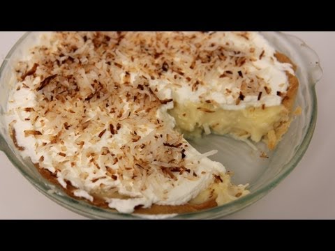 Coconut Cream Pie Recipe - Laura Vitale - Laura in the Kitchen Episode 447 - UCNbngWUqL2eqRw12yAwcICg