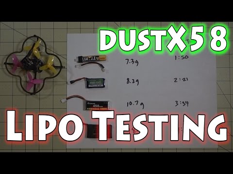 Eachine dustX58 Lipo Testing - UCnJyFn_66GMfAbz1AW9MqbQ