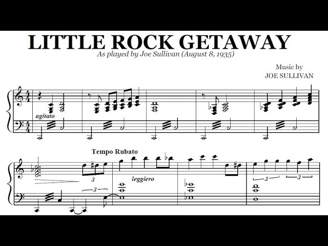 Little Rock Getaway – Sheet Music