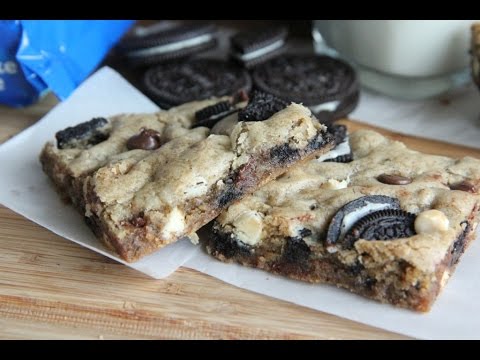 Cookies and Cream Oreo Blondies Recipe..For Cheat Day! - UCubwl8dqXbXc-rYE8MOSUnQ