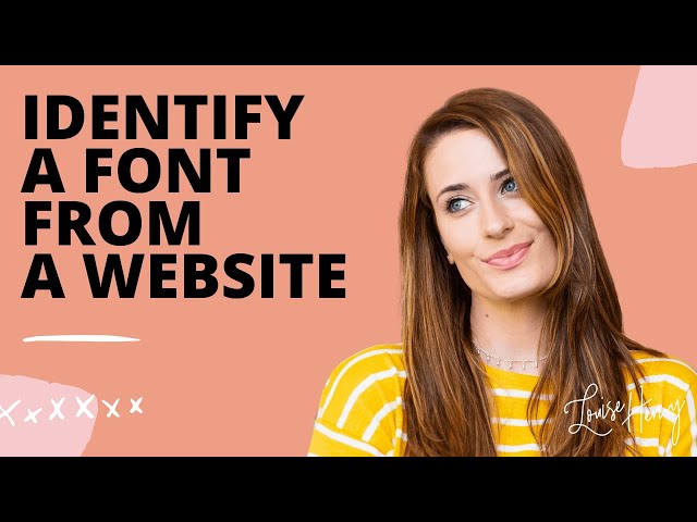 How to Figure Out Font Type on a Website? - creatingwebsuccess.com