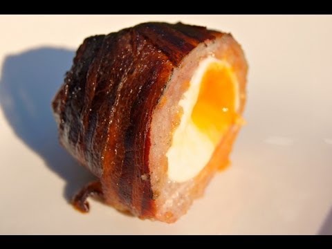 SCOTCH EGG Smoke on a cedar plank and wrapped in BACON - How To and recipe video - UC_kARM8MBLDBxZQuZeYYQdQ