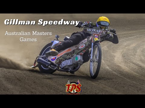 Gillman Speedway. Australian Masters Games. - dirt track racing video image