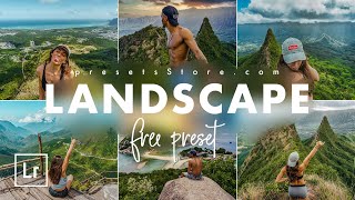 Landscape — Mobile Preset Lightroom | Tutorial | Free | Landscape Photography | Nature Photography