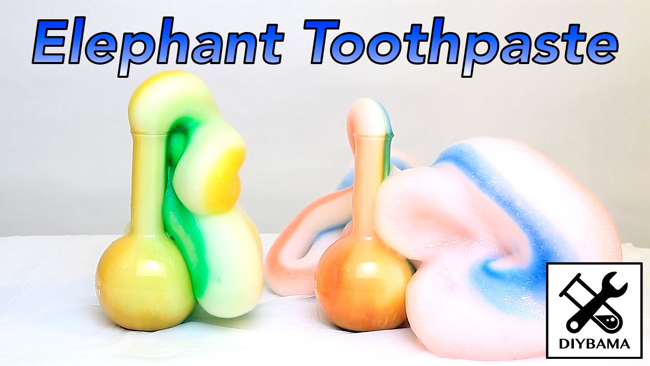 Funny Elephant Toothpaste (Chemical Reaction) | FpvRacer.lt