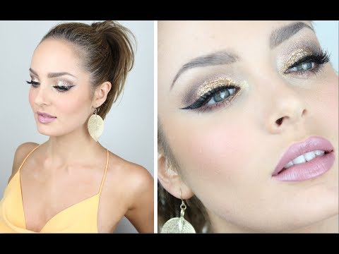 HEAVY GLAM: Glittery Holiday Eyes Makeup Tutorial! - UCLFW3EKD2My9swWH4eTLaYw