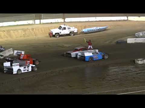 Perris Auto Speedway Figure 8 Heat races #1 &amp; # 2  3-9-24 - dirt track racing video image