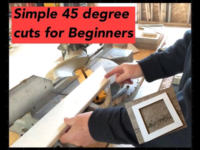 How to Cut a 45 Degree Angle