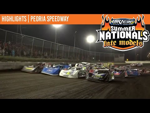 DIRTcar Summer Nationals Late Models | Peoria Speedway | June 14, 2023 | HIGHLIGHTS - dirt track racing video image