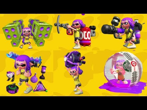 Splatoon 2 - ALL SPECIAL WEAPONS - Nintendo Switch - UCwtnZUOk44DCCFFT6QG6LdA