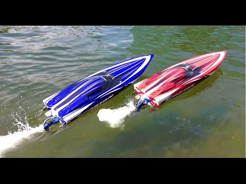 RC ADVENTURES - Duelling Traxxas Spartan Speed Boats and Two DJi Phantoms taking Aerial Footage - UCxcjVHL-2o3D6Q9esu05a1Q