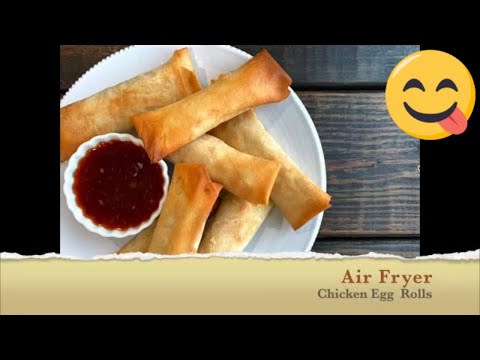 Healthy Air Fryer Egg Rolls Recipe with Raihana's Cuisines - UCoq4cyttGVBzqB5oDtSQsBA