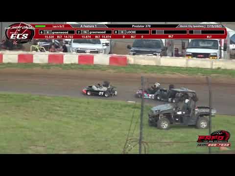 Kart Race #8 📌 Feature Races 📌 Electric City Speedway 📌 on Saturday, July 19th - dirt track racing video image