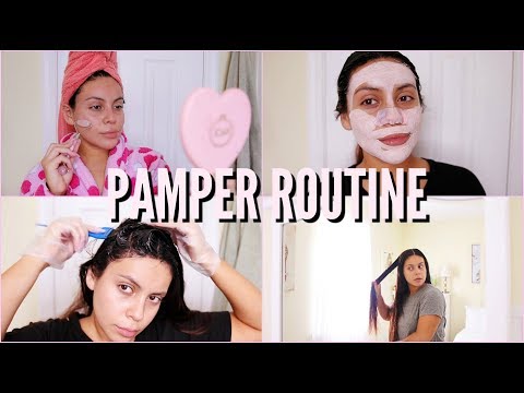 MY PAMPER ROUTINE: AT HOME SPA DAY 2018 | JuicyJas - UCqTR5f7YkGro3cPv23SqcqQ