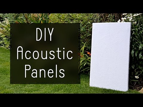 How to Make High Performance Sound Absorption Panels for $5 - UCUQo7nzH1sXVpzL92VesANw